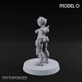 Hell Raising Demon Sorceress O Miniature for Dungeons and Dragons, Pathfinder or other TTRPGs