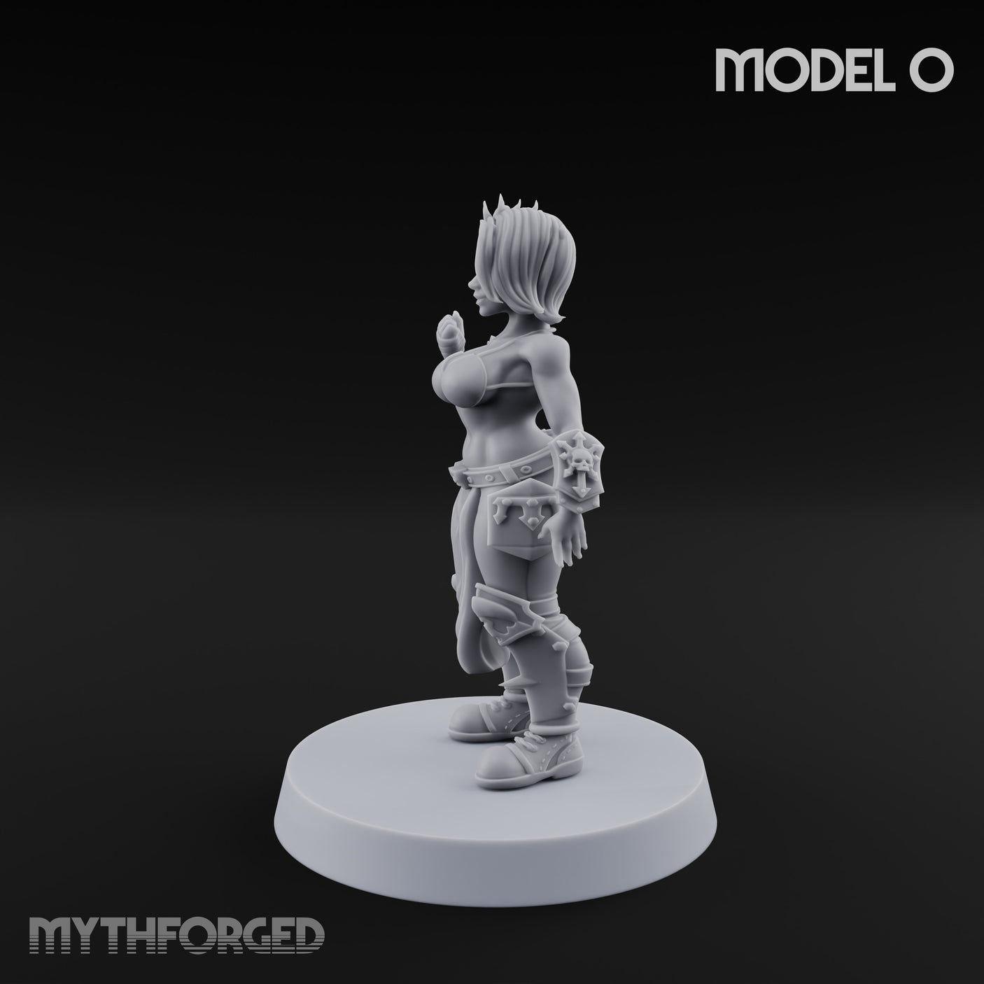Hell Raising Demon Sorceress O Miniature for Dungeons and Dragons, Pathfinder or other TTRPGs