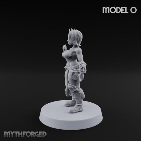 Hell Raising Demon Sorceress O Miniature for Dungeons and Dragons, Pathfinder or other TTRPGs
