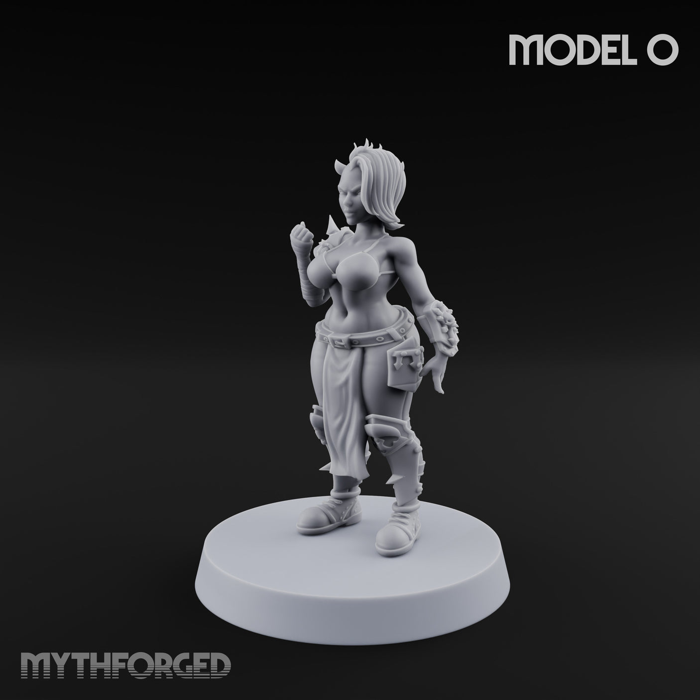 Hell Raising Demon Sorceress O Miniature for Dungeons and Dragons, Pathfinder or other TTRPGs