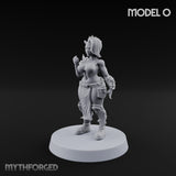 Hell Raising Demon Sorceress O Miniature for Dungeons and Dragons, Pathfinder or other TTRPGs