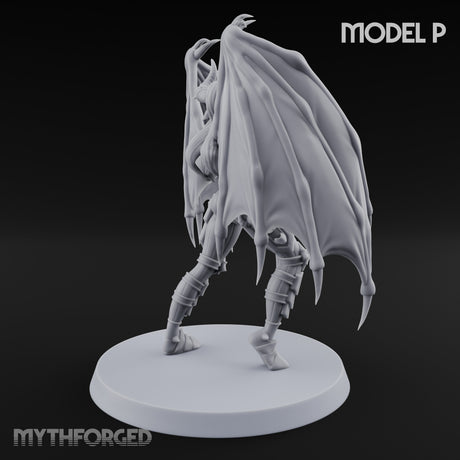 Hell Raising Demon Sorceress P Miniature for Dungeons and Dragons, Pathfinder or other TTRPGs
