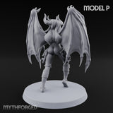 Hell Raising Demon Sorceress P Miniature for Dungeons and Dragons, Pathfinder or other TTRPGs