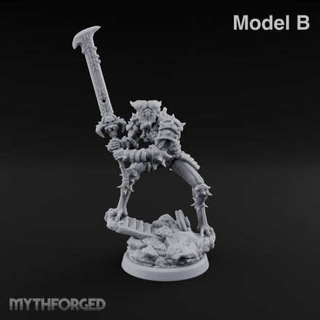 Spikes Fall In, Ranks Form Up Barbed Devil Warriors — B