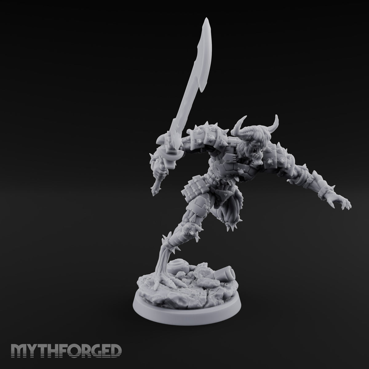 Spikes Fall In, Ranks Form Up Barbed Devil Warriors — D