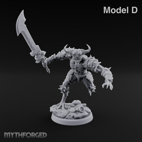 Spikes Fall In, Ranks Form Up Barbed Devil Warriors — D