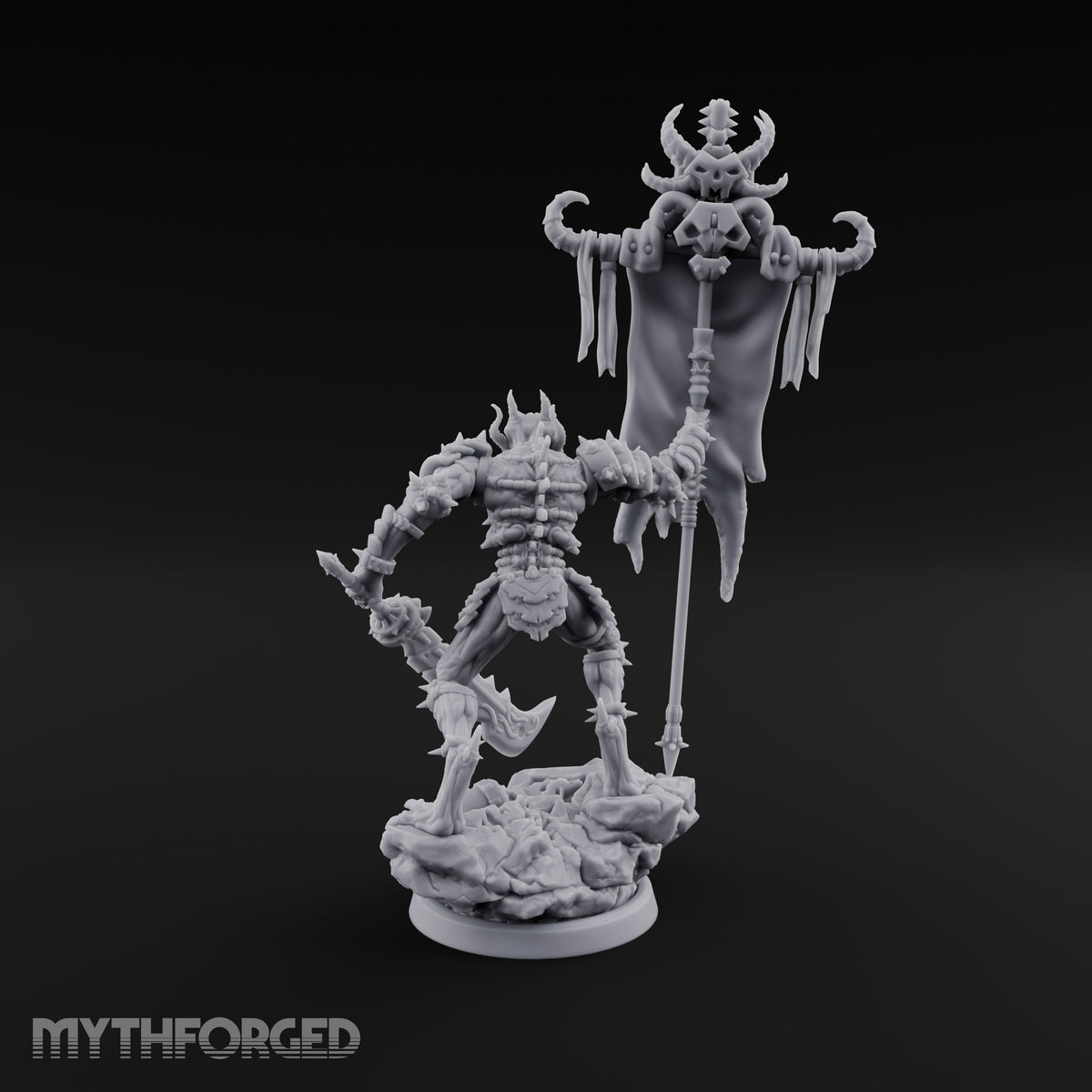 Spikes Fall In, Ranks Form Up Barbed Devil Warrior F