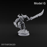 Spikes Fall In, Ranks Form Up Barbed Devil Warriors — G