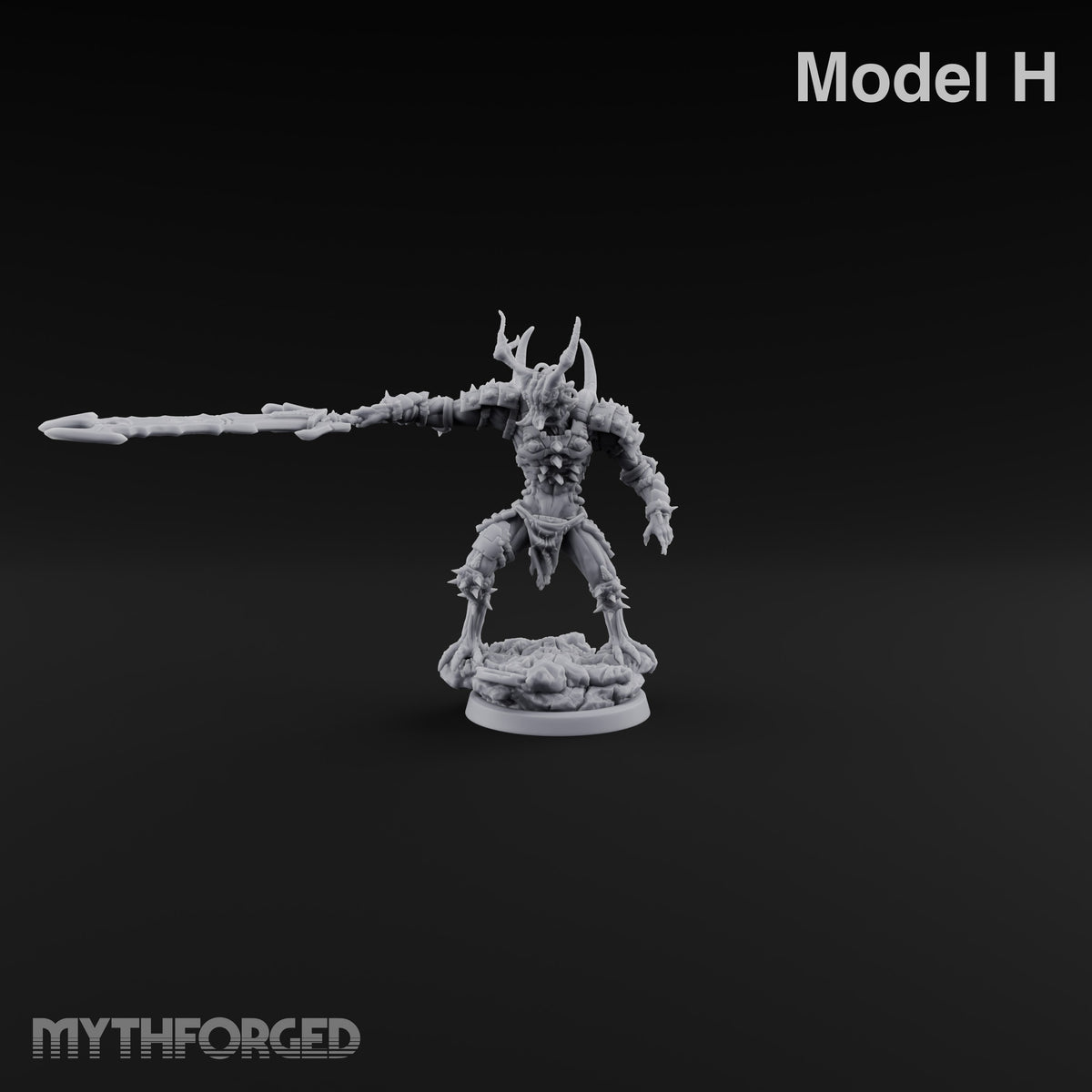 Spikes Fall In, Ranks Form Up Barbed Devil Warrior H