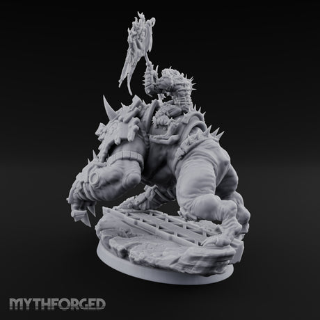 Small Rider, Large Mistake Goblin Rider on Hell Hound A