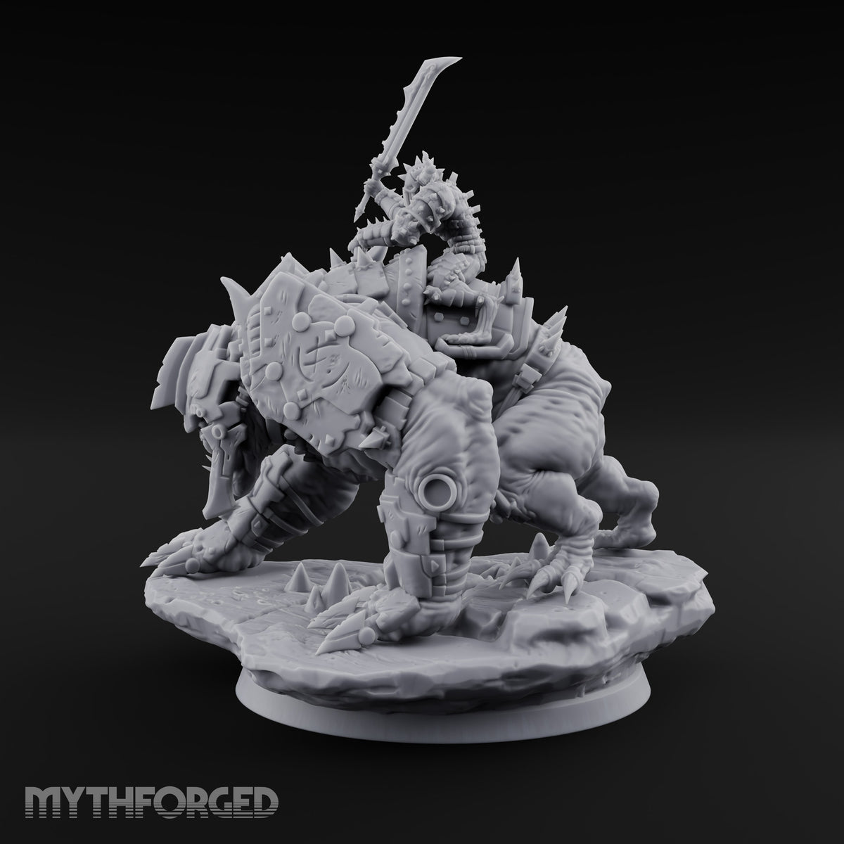 Small Rider, Large Mistake Goblin Rider on Hell Hound B