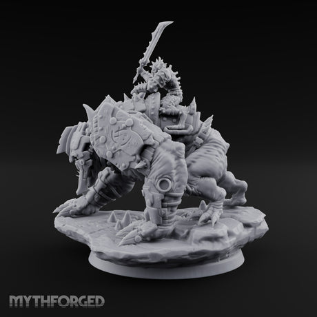 Small Rider, Large Mistake Goblin Rider on Hell Hound B