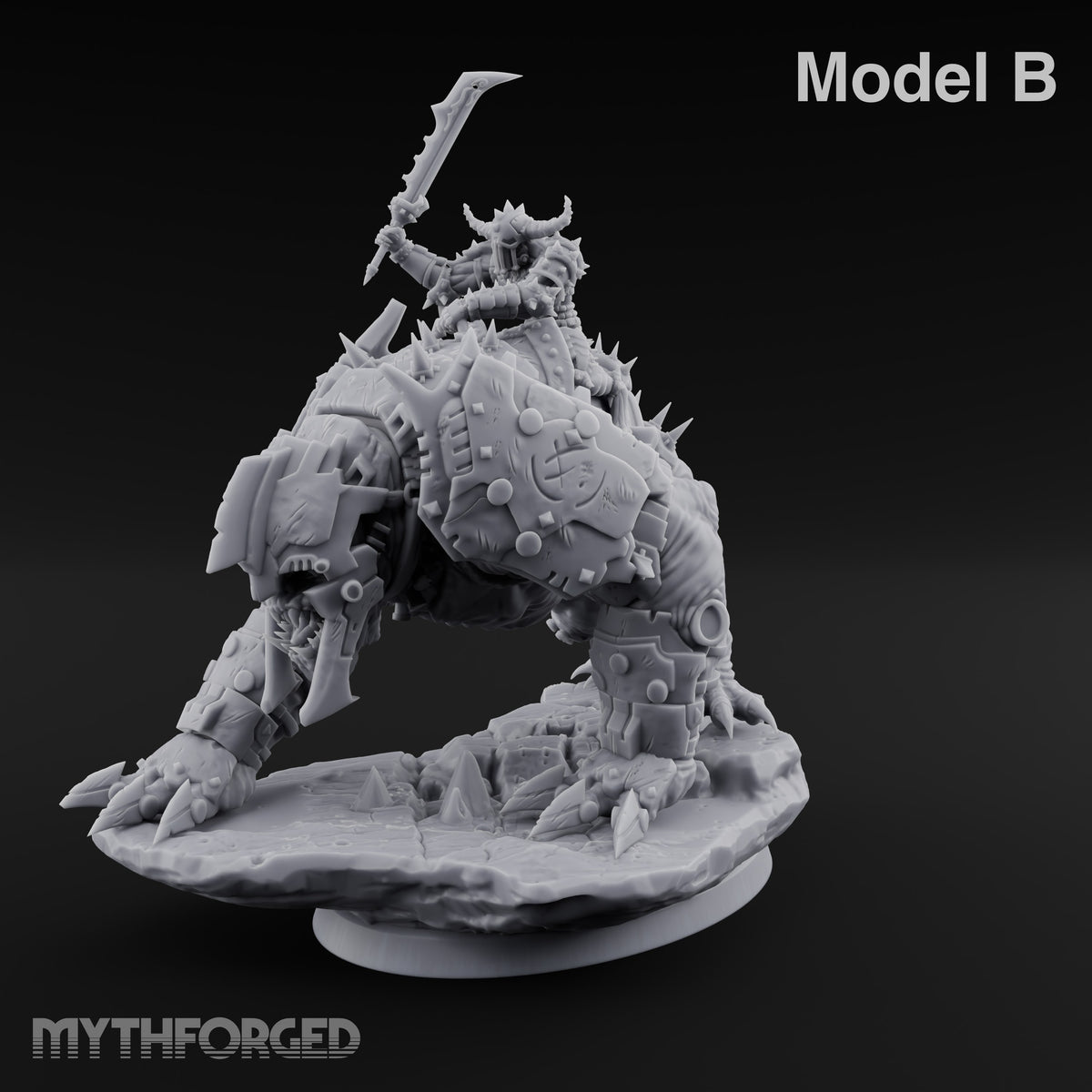 Small Rider, Large Mistake Goblin Rider on Hell Hound B