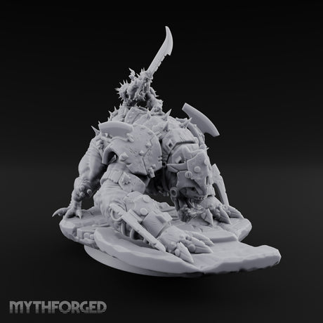 Small Rider, Large Mistake Goblin Rider on Hell Hound C