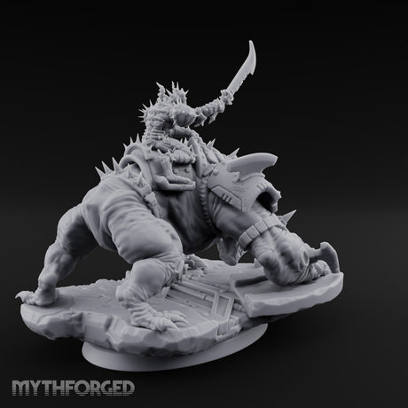 Small Rider, Large Mistake Goblin Rider on Hell Hound C