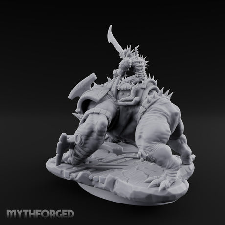 Small Rider, Large Mistake Goblin Rider on Hell Hound C