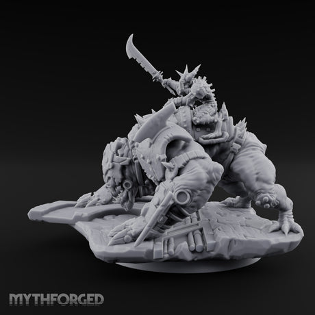 Small Rider, Large Mistake Goblin Rider on Hell Hound C