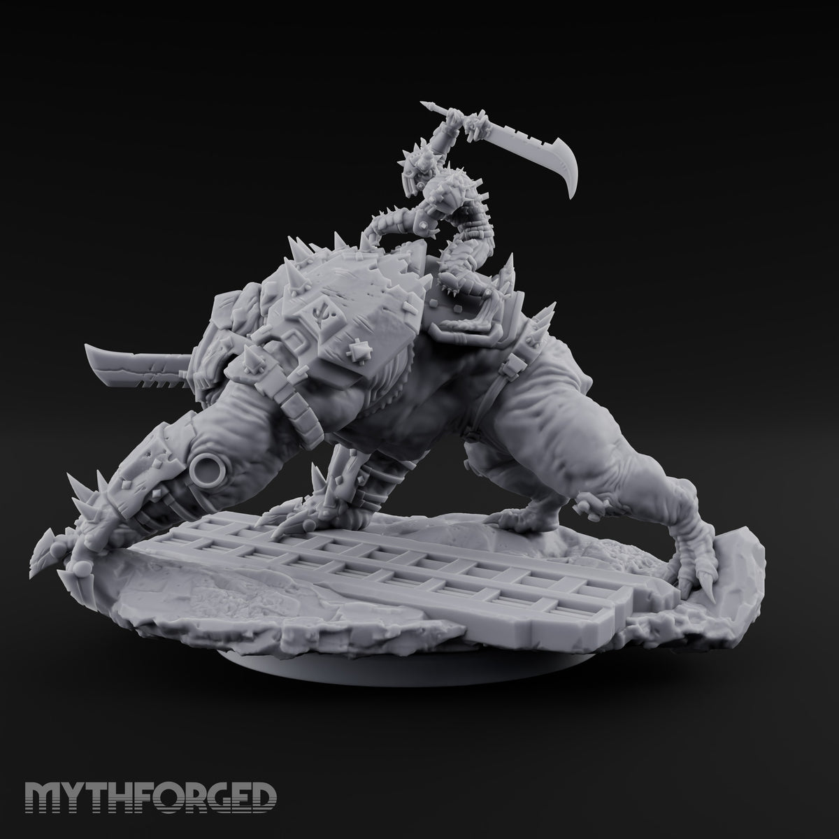 Small Rider, Large Mistake Goblin Rider on Hell Hound E