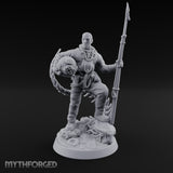 Helmet Tucked Human Deep Sea Diver Miniature for Dungeons and Dragons, Pathfinder or other TTRPGs