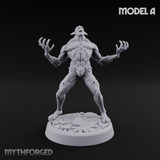 Claws Splayed Roaring Corpse Fleet Brutes Miniature for Dungeons and Dragons, Pathfinder or other TTRPGs