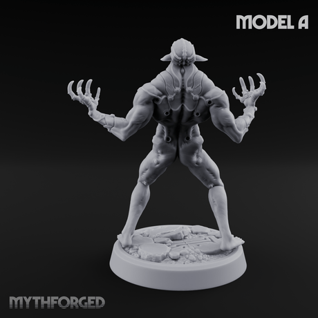 Claws Splayed Roaring Corpse Fleet Brutes A Miniature for Dungeons and Dragons, Pathfinder or other TTRPGs