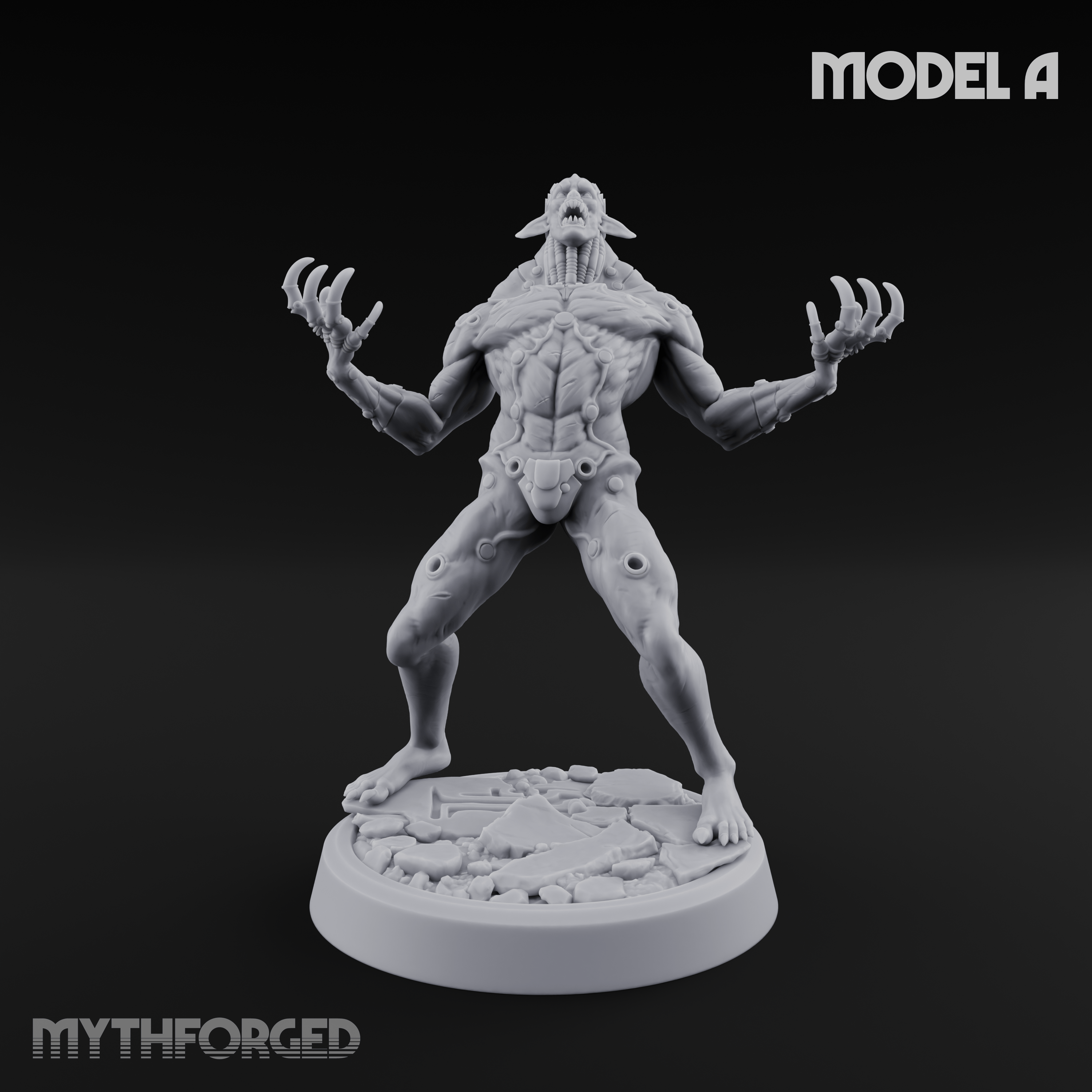 Claws Splayed Roaring Corpse Fleet Brutes A