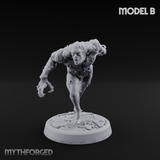 Claws Splayed Roaring Corpse Fleet Brutes Miniature for Dungeons and Dragons, Pathfinder or other TTRPGs
