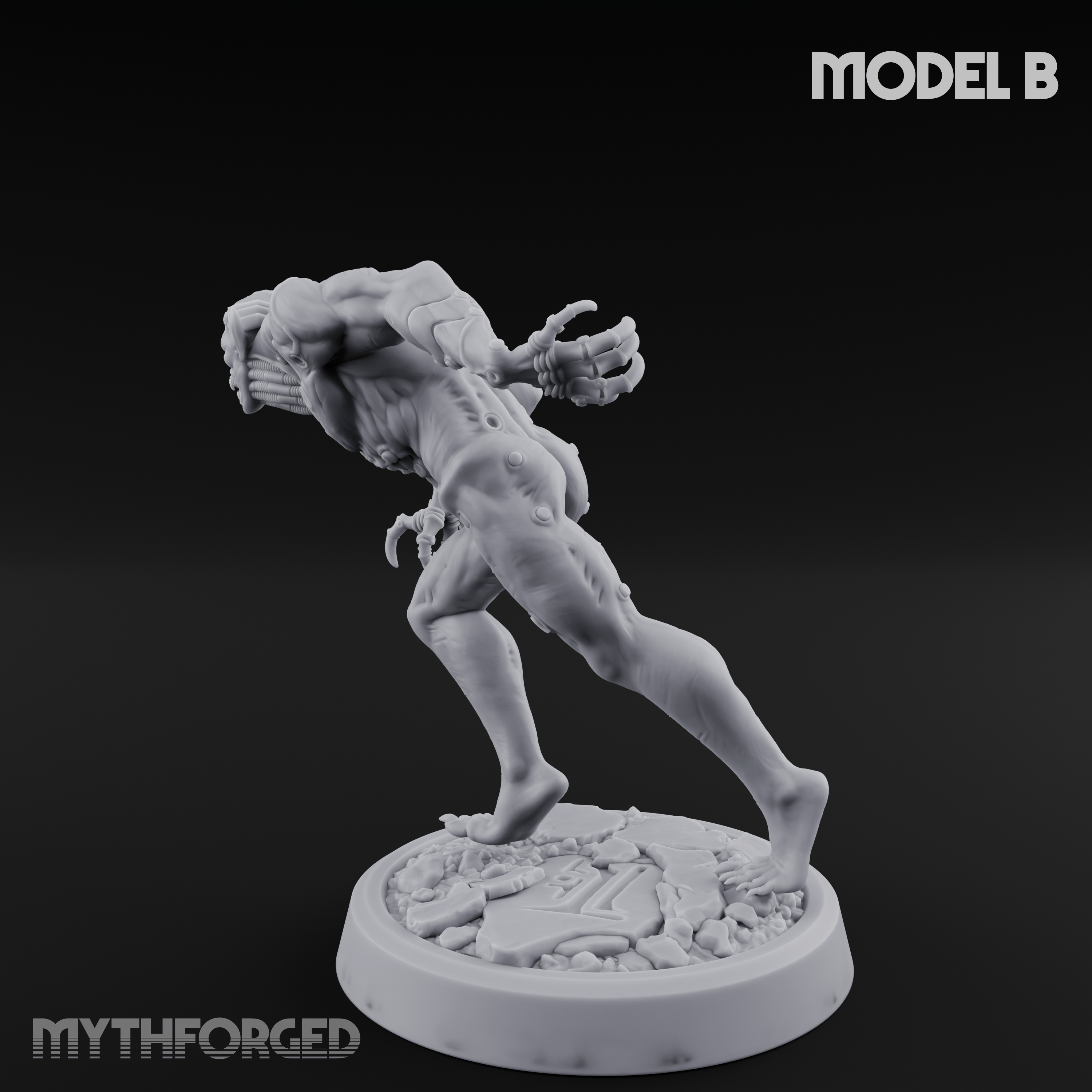 Claws Splayed Roaring Corpse Fleet Brutes B