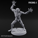 Claws Splayed Roaring Corpse Fleet Brutes Miniature for Dungeons and Dragons, Pathfinder or other TTRPGs