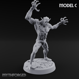 Claws Splayed Roaring Corpse Fleet Brutes Miniature for Dungeons and Dragons, Pathfinder or other TTRPGs