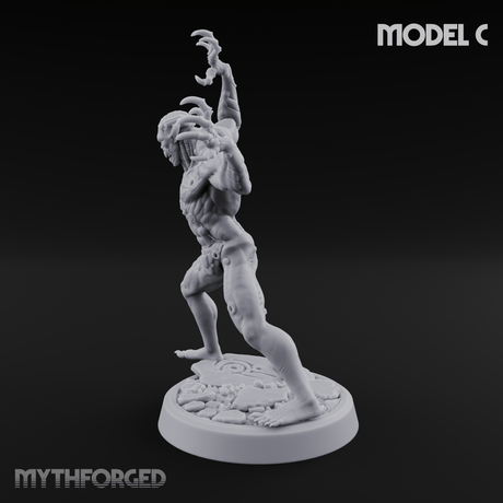 Claws Splayed Roaring Corpse Fleet Brutes C Miniature for Dungeons and Dragons, Pathfinder or other TTRPGs