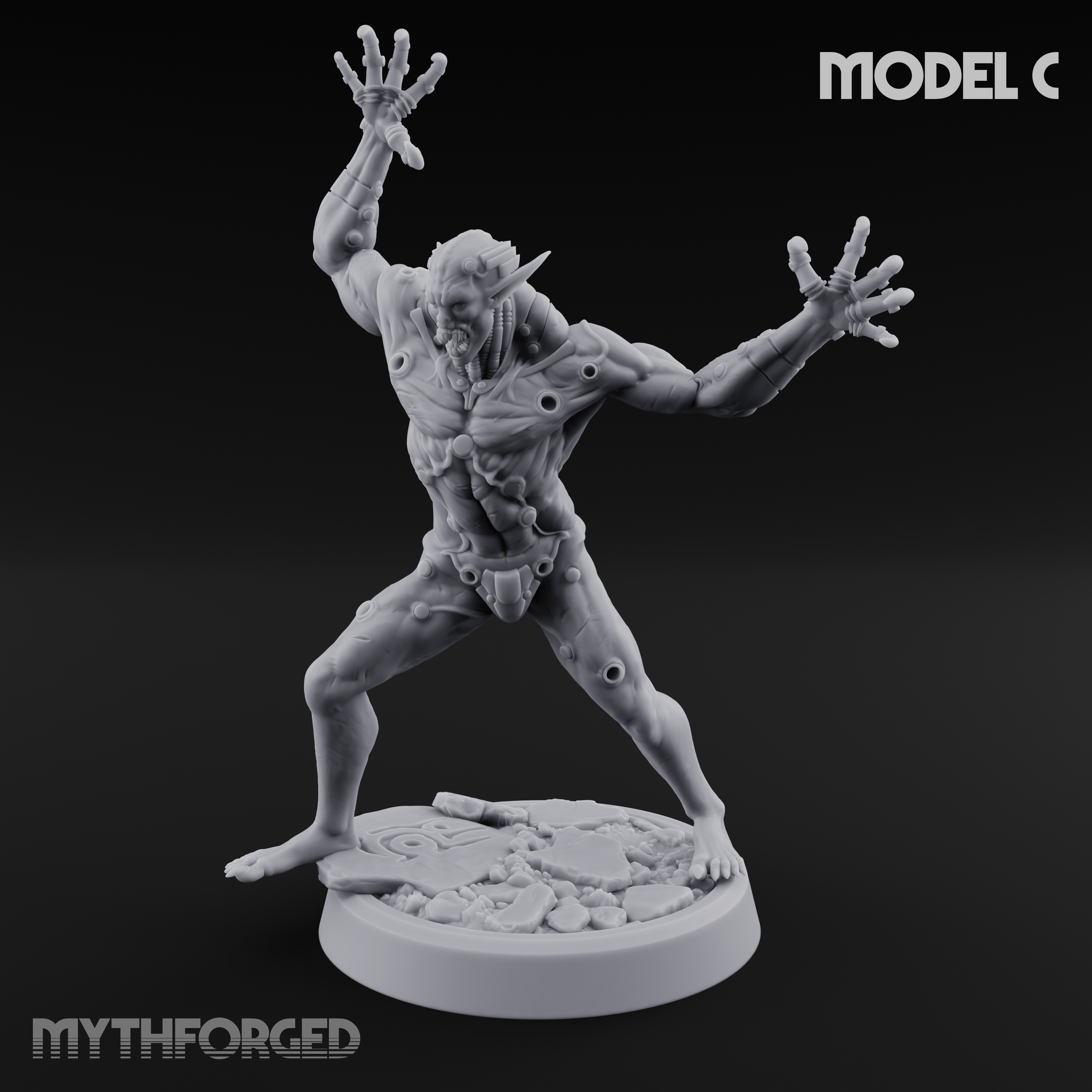 Claws Splayed Roaring Corpse Fleet Brutes C