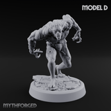 Claws Splayed Roaring Corpse Fleet Brutes Miniature for Dungeons and Dragons, Pathfinder or other TTRPGs