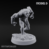 Claws Splayed Roaring Corpse Fleet Brutes D Miniature for Dungeons and Dragons, Pathfinder or other TTRPGs
