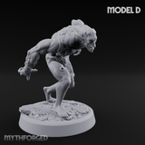 Claws Splayed Roaring Corpse Fleet Brutes Miniature for Dungeons and Dragons, Pathfinder or other TTRPGs