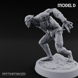 Claws Splayed Roaring Corpse Fleet Brutes D Miniature for Dungeons and Dragons, Pathfinder or other TTRPGs