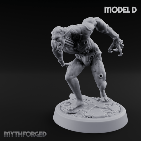 Claws Splayed Roaring Corpse Fleet Brutes D Miniature for Dungeons and Dragons, Pathfinder or other TTRPGs