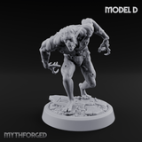 Claws Splayed Roaring Corpse Fleet Brutes D Miniature for Dungeons and Dragons, Pathfinder or other TTRPGs