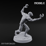 Claws Splayed Roaring Corpse Fleet Brutes Miniature for Dungeons and Dragons, Pathfinder or other TTRPGs