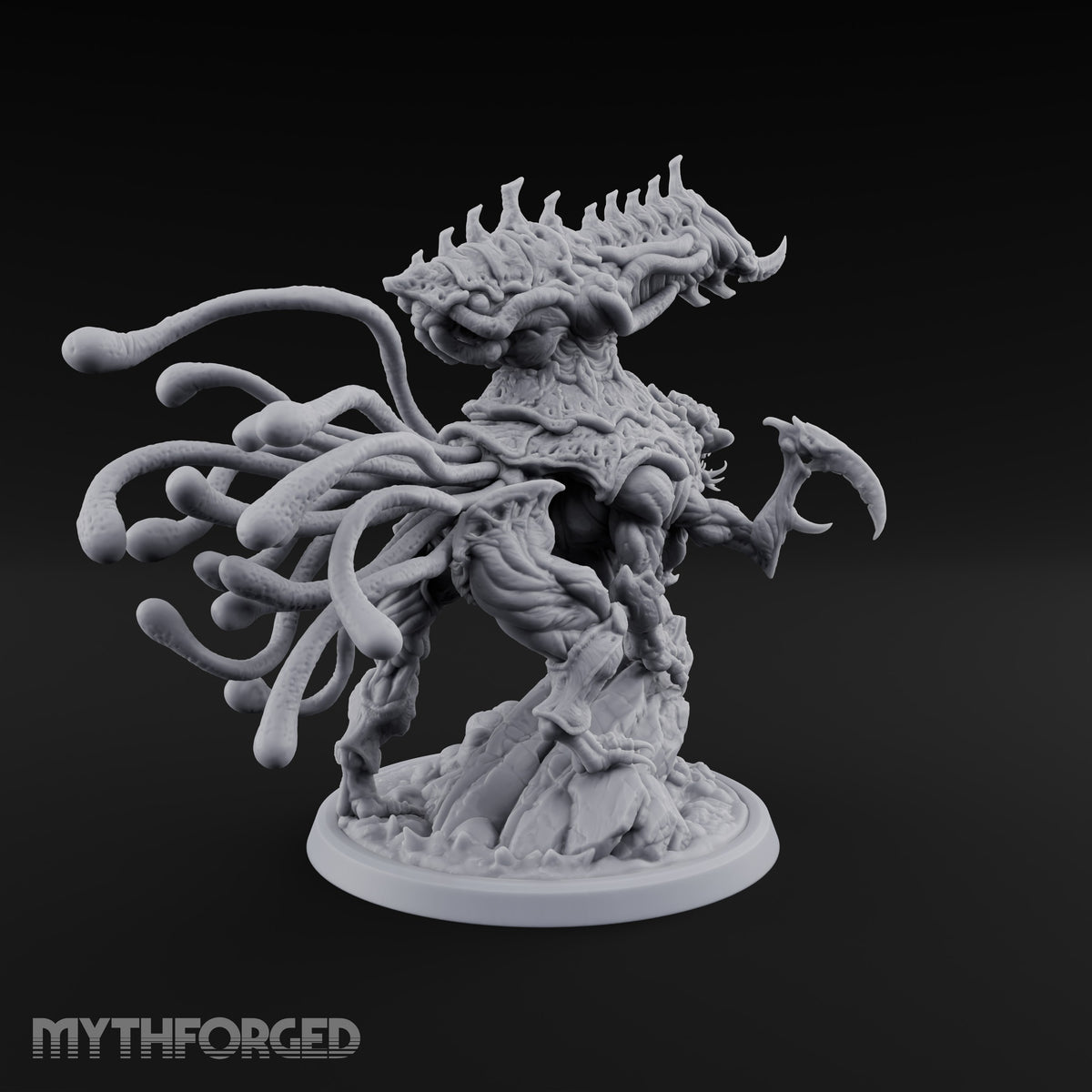 Crest Lowered, Claws Raised Tarrasque Monster A