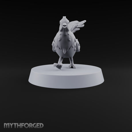 Pecking Order Barnyard Chicken B Miniature for Dungeons and Dragons, Pathfinder or other TTRPGs