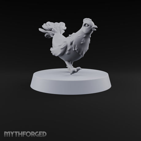 Pecking Order Barnyard Chicken B Miniature for Dungeons and Dragons, Pathfinder or other TTRPGs