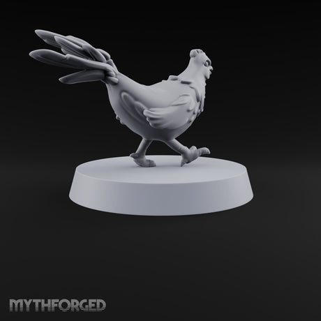 Pecking Order Barnyard Chicken B Miniature for Dungeons and Dragons, Pathfinder or other TTRPGs