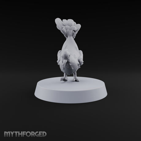 Pecking Order Barnyard Chickens Miniature for Dungeons and Dragons, Pathfinder or other TTRPGs