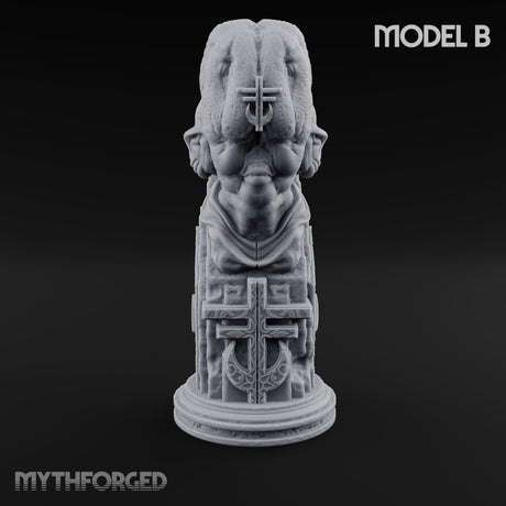 Every Face, One Creed Heretic Statues — B