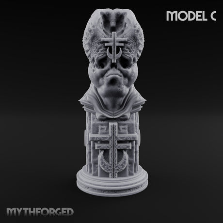 Every Face, One Creed Heretic Statues — C