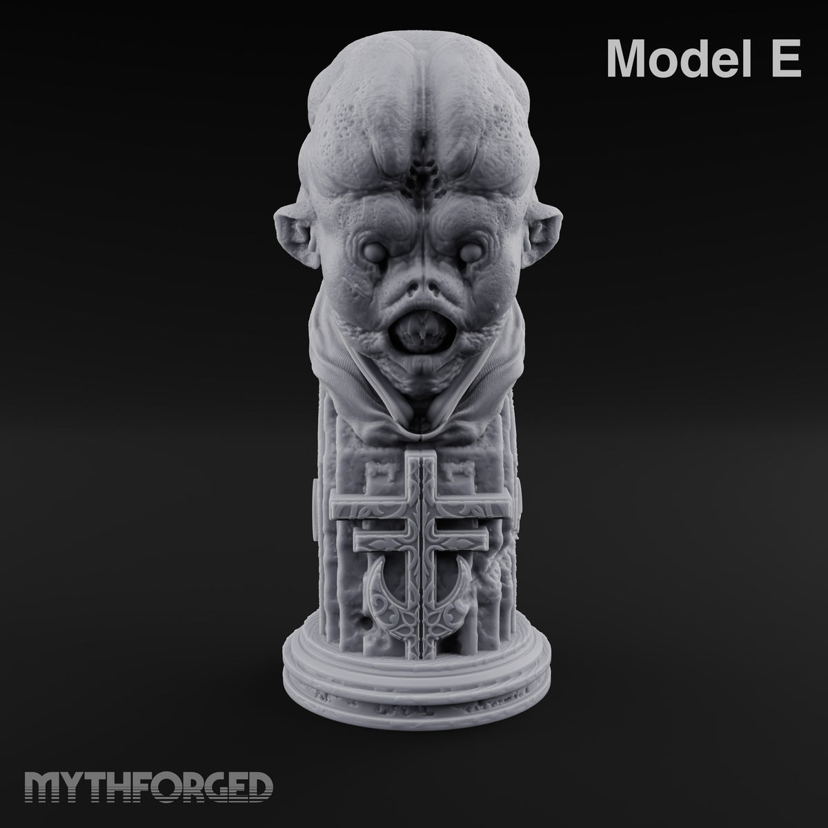 Every Face, One Creed Heretic Statues — E