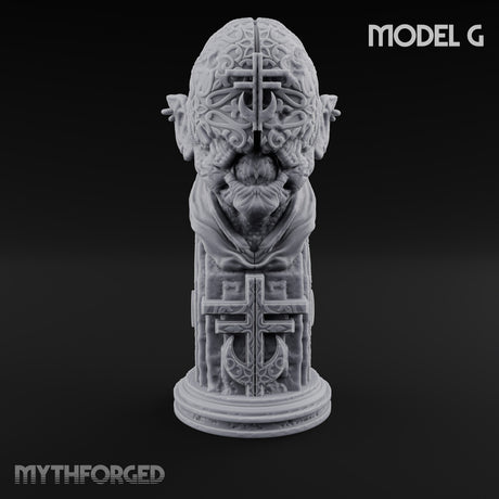 Every Face, One Creed Heretic Statues — G