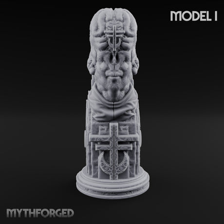 Every Face, One Creed Heretic Statues — I