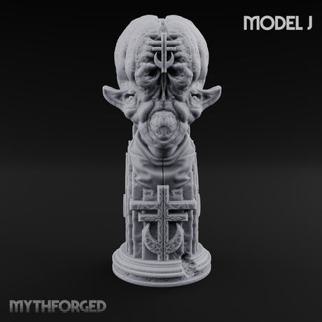 Every Face, One Creed Heretic Statues — J